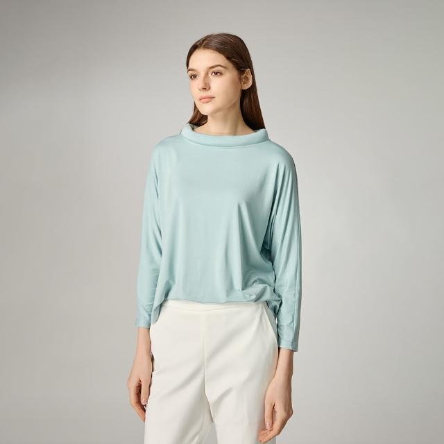 【giordano ladies】24SS_立體領口蝙蝠袖上衣(02324009)