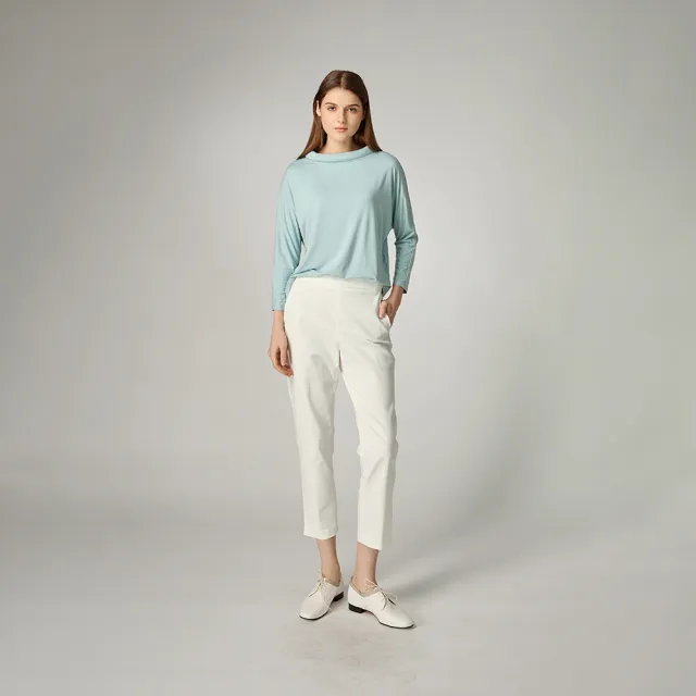 【giordano ladies】24SS_立體領口蝙蝠袖上衣(02324009)