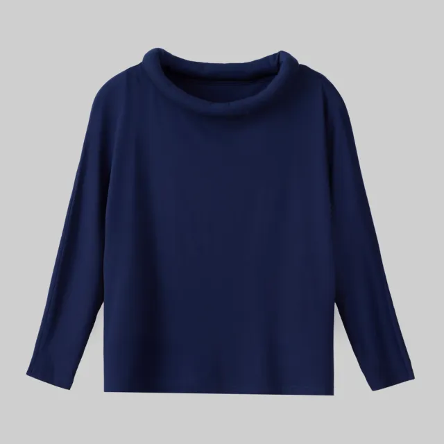 【giordano ladies】24SS_立體領口蝙蝠袖上衣(02324009)