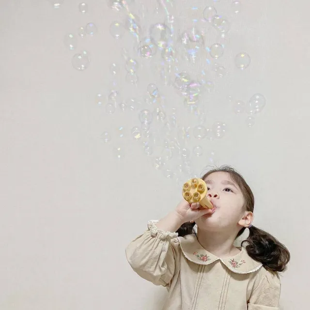 【韓國 MOTHERS CORN】兒童專用不易破泡泡組(戶外玩具 輕鬆吹出大泡泡)