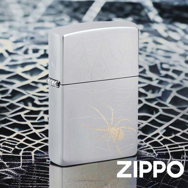 Zippo 佈網蜘蛛防風打火機(美國防風打火機)