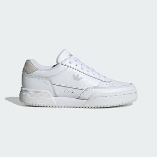 【adidas 愛迪達】Court Super W 女 休閒鞋 運動 經典 網球鞋 皮革 三葉草 簡約 白灰(IG5748)
