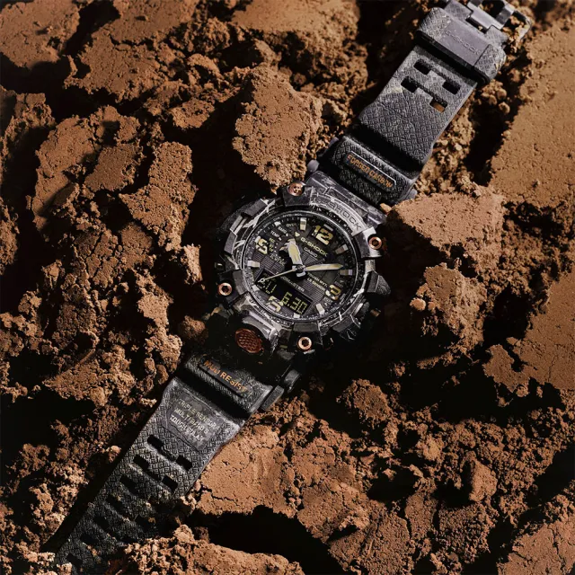 【CASIO 卡西歐】G-SHOCK MUDMASTER太陽能泥人錶 禮物 開學(GWG-2000CR-1A)