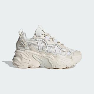 【adidas 愛迪達】Ozthemis W 女 休閒鞋 運動 復古 厚底 增高 反光 舒適 潮流 穿搭 米白(IG1505)