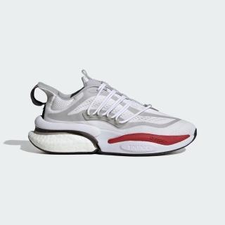 【adidas 愛迪達】Alphaboost V1 男 慢跑鞋 運動 休閒 緩震 舒適 穿搭 愛迪達 白灰紅(IE1032)