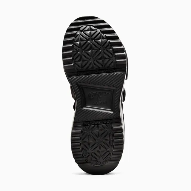 【CONVERSE】RUN STAR UTILITY SANDAL CX SLIP 涼鞋 厚底 女鞋 黑色 增高 中性碼(A06480C)