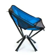 【CLIQ】官方直營 免組裝輕量鋁合金露營椅-皇家藍(戶外折疊椅 月亮椅/ 釣魚 野餐 登山 野營 排隊適用)