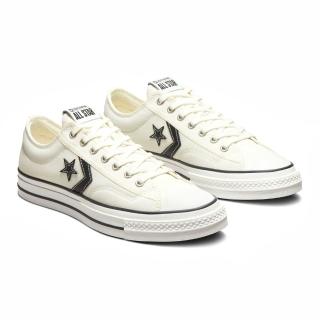 【CONVERSE】STAR PLAYER 76 OX 休閒鞋 女 中性碼 帆布鞋 白 穿搭(A01608C ∞)