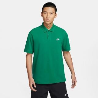 【NIKE 耐吉】上衣 男款 短袖上衣 運動 POLO衫 AS M NK CLUB SS POLO PIQUE 綠 FN3895-365