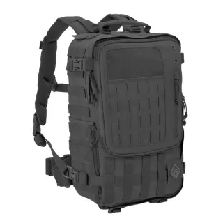 【Hazard 4】SecondFront Backpack 戶外生存遊戲 戰術雙肩背包 BKP-2NDF-BLK(公司貨-黑色)