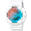 【CASIO 卡西歐】G-SHOCK 彩色鏡面雙顯手錶(GA-110TL-7A)