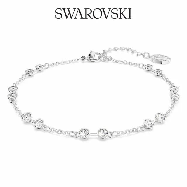 【SWAROVSKI 官方直營】Swarovski Remix 系列 圓形切割 白色