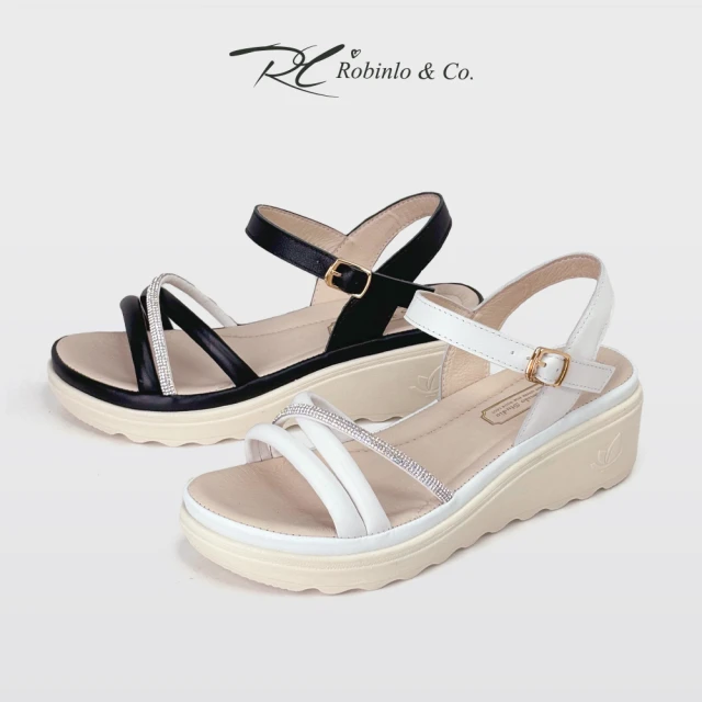 Easy Spirit IJN 多層寬帶魔鬼氈涼鞋(黑色)好