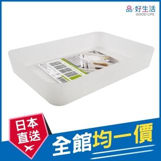 【GOOD LIFE 品好生活】日本製 透明廚房小物整理盒/收納盒（L）(日本直送 均一價)