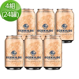 【Egekilde 伊克萊】水蜜桃香氛氣泡礦泉水330mlx6入X4組(共24入)
