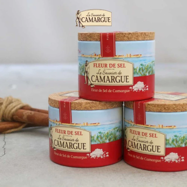 Le Saunier de Camargue 卡馬格鹽之花 125g(鹹味細緻優雅、法式料理必備靈魂)