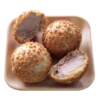 【阿聰師】巧克力風味泡芙32g*6入/盒(甜點/送禮/甜品/母親節/冰品)