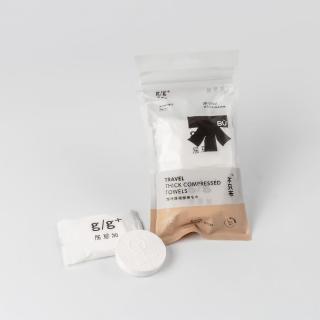 【居居加 g/g+】旅行厚磅壓縮毛巾-6顆/袋(臺灣製 拋棄式 一次性 免洗 速乾 超吸水 戶外出差運動美容用)