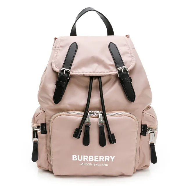 【BURBERRY 巴寶莉】TheRucksack 品牌LOGO印字後背包