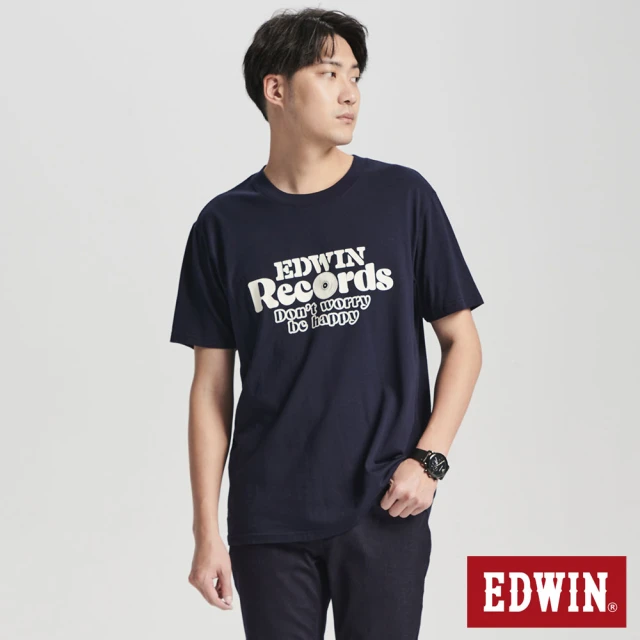 EDWIN 男裝 外星人DJ短袖T恤(丈青色)