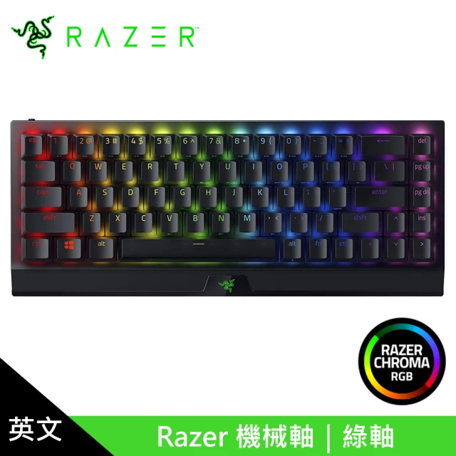 Razer 雷蛇Razer 雷蛇 黑寡婦 V3 Mini 無線機械鍵盤 英文∕綠軸