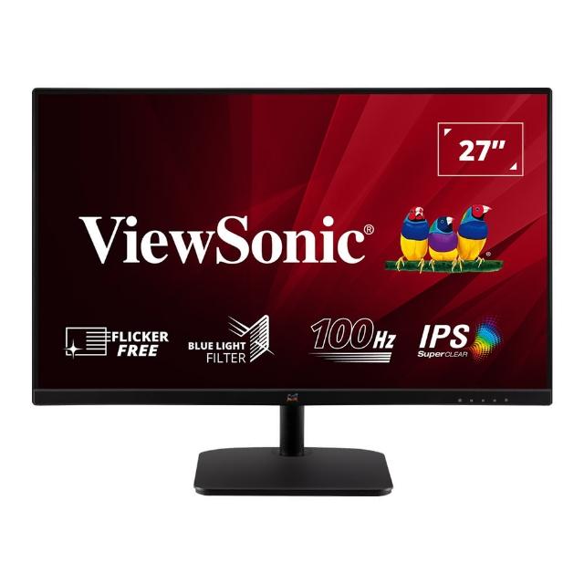 【ViewSonic 優派】(5入組)VA2732-MH-2  27型 IPS 100Hz 護眼電腦螢幕(內建喇叭/1ms)