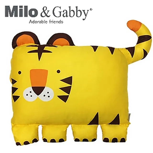 【Milo&Gabby】動物好朋友-超細纖維防蹣大枕心+2枕套-替換套組(多款可選-防蹣枕水洗枕)