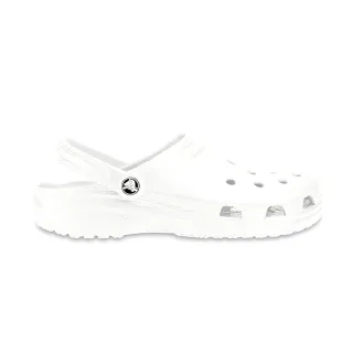 【Crocs】Classic Whi Molded 男鞋 女鞋 白色 洞洞鞋 布希鞋 卡駱馳 涼拖鞋 10001-100
