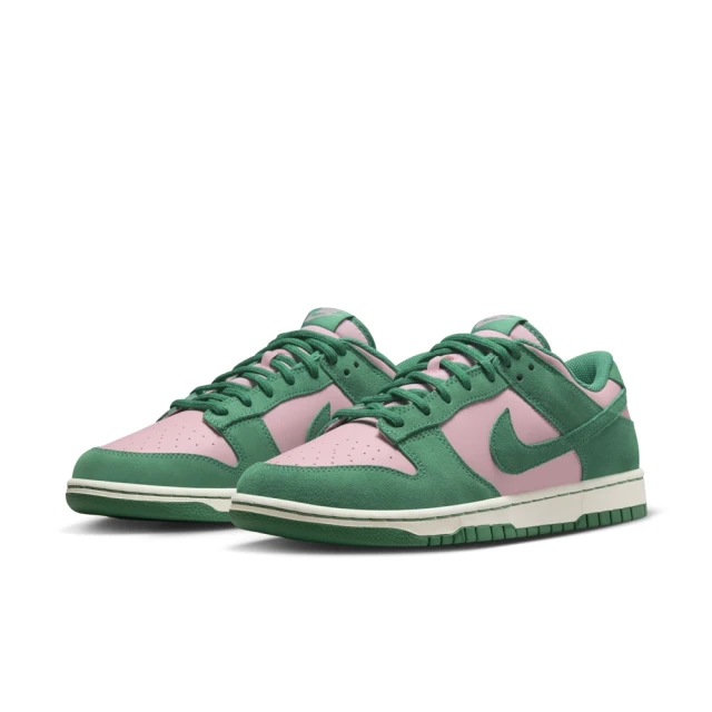 NIKE 耐吉 運動鞋 休閒鞋 男鞋 NIKE DUNK LOW RETRO SE Soft Pink Malachite 柔粉 綠松石(FZ0549600)