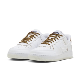 【NIKE 耐吉】運動鞋 休閒鞋 女鞋 WMNS AIR FORCE 1 07 LX 白棕 1972 勝利女神 元年 紀念款(HF5716111)
