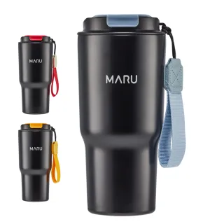 【Maru 丸山製研】Venti go鈦陶瓷輕量保溫杯600ml(酷黑杯系列)