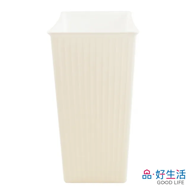 【GOOD LIFE 品好生活】日本製 方型2.8L垃圾桶（白色）(日本直送 均一價)