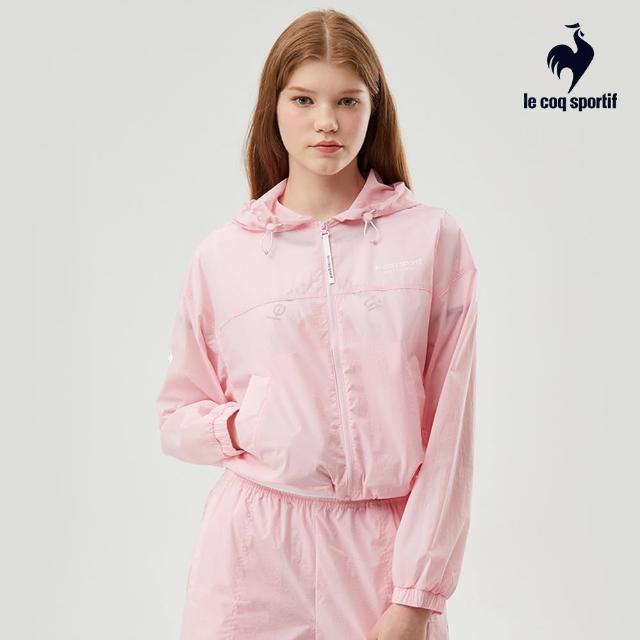 【LE COQ SPORTIF 公雞】運動TRAINING防風外套 女款-2色-LKT62665