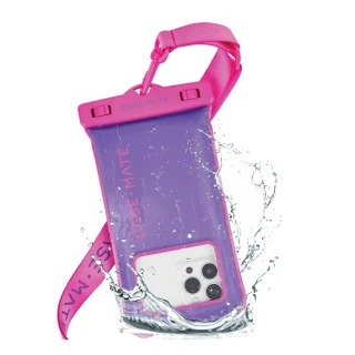 【CASE-MATE】時尚防水漂浮手機袋 - 亮紫紅色