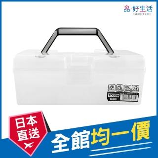 【GOOD LIFE 品好生活】日本製 616長型手提收納整理盒（灰色）(日本直送 均一價)
