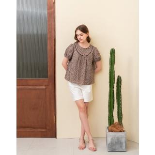 【perng yuh 芃諭名品】*涼夏舒甜 輕彈 棉感 五分褲(2024 SS Collection｜3A春夏 優惠系列)