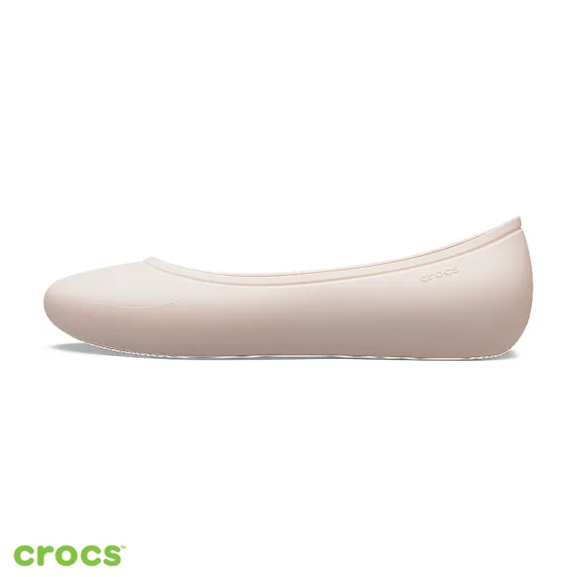 【Crocs】女鞋 布魯克林平底鞋(209384-6UR)