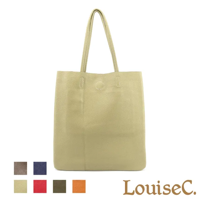 【LouiseC.】雙11 Tree House 牛皮極簡薄型直式托特TOTE肩背真皮包-6色(真皮包包 WL0001)