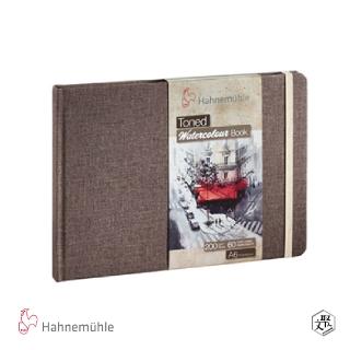 【HAHNEMUHLE】TONED WATERCOLOUR BOOK有色水彩本A6/30張/橫式-米黃色(原廠正貨)