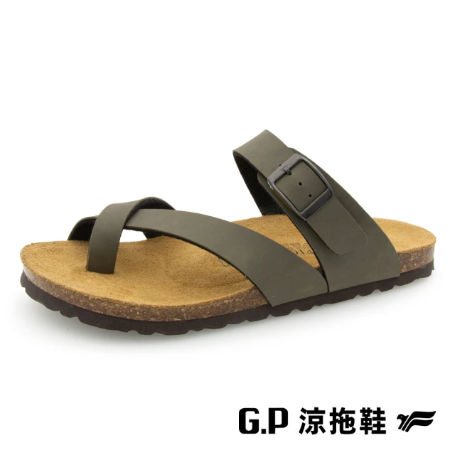 G.P 男款戶外越野護趾鞋G9595M-黑色(SIZE:39