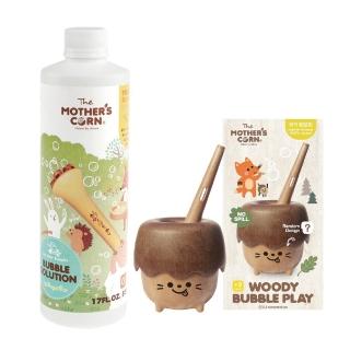 【韓國 MOTHERS CORN】兒童泡泡玩具+泡泡補充罐500ML(一童趣郊遊)
