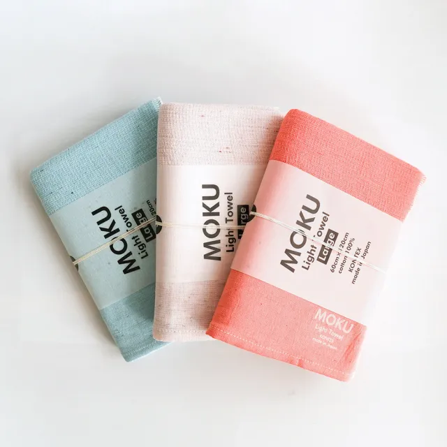 【KONTEX】原廠正貨 100%日本製 MOKU 系列輕薄速乾吸水大毛巾大浴巾(旅行必備、輕薄透氣速乾) 60x120cm