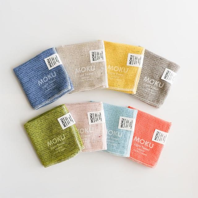 【KONTEX】原廠正貨 100%日本製 MOKU 系列輕薄速乾吸水小手帕(出門必備、輕薄透氣速乾) 28x28cm