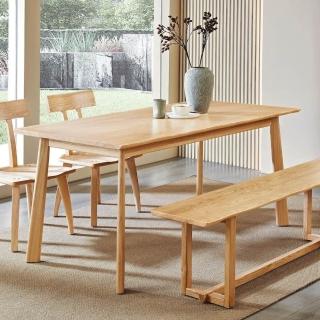 【橙家居·傢俱】/預購/侘寂系列1.4米實木餐桌 SSX-T6601-14(預購品 餐桌 長桌 桌子 辦公桌 會議桌)
