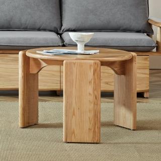 【橙家居·傢俱】/預購/侘寂系列實木小圓幾 SSX-H1803-A(預購品 茶几 邊幾 桌子 圓幾 圓桌 邊桌)