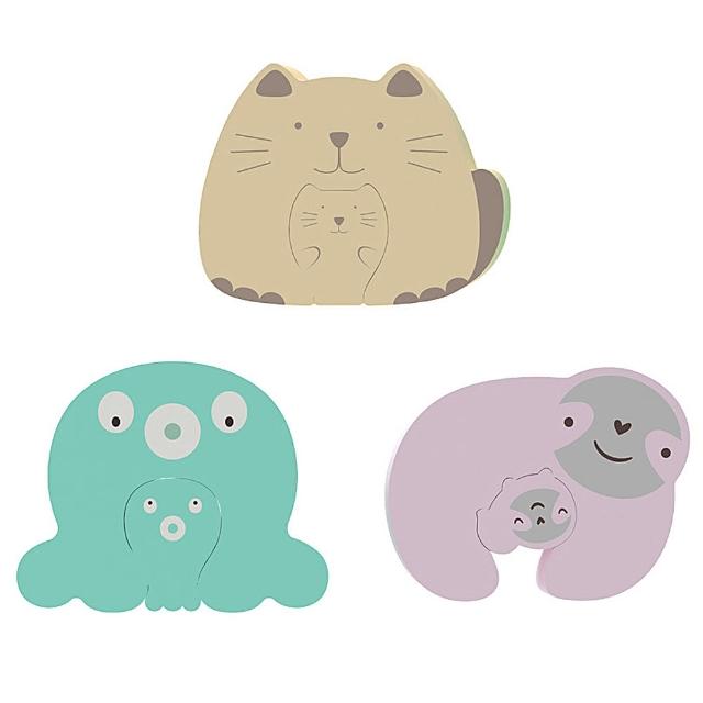 【KStore】可愛親子動物防夾手防撞門 3入組(防撞 防夾手 安全防護 居家防護 門擋)