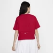 【NIKE 耐吉】短袖 上衣 T恤 運動 休閒 女 AS W NSW SS TOP DANCE GCEL 紅色(HF6291687)