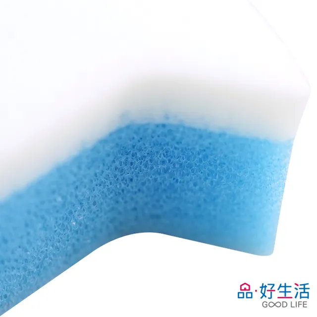 【GOOD LIFE 品好生活】日本製 洗臉台專用小魚造型去水垢科技海綿（2個入）(日本直送 均一價)