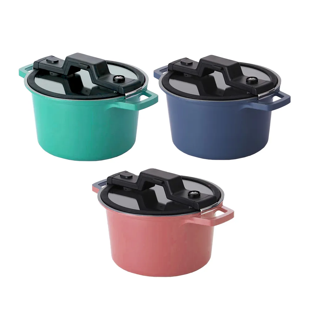 NEOFLAM】Smart Cook低壓悶煮鍋24cm(3色任選) momo購物網- 好評推薦