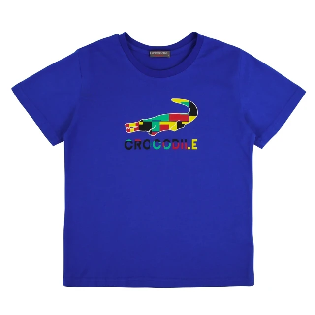Crocodile Junior 小鱷魚童裝 『小鱷魚童裝』LOGO印圖T恤(產品編號 : C65420-55 大碼款)